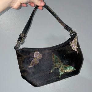 Black butterfly print Aldo bag